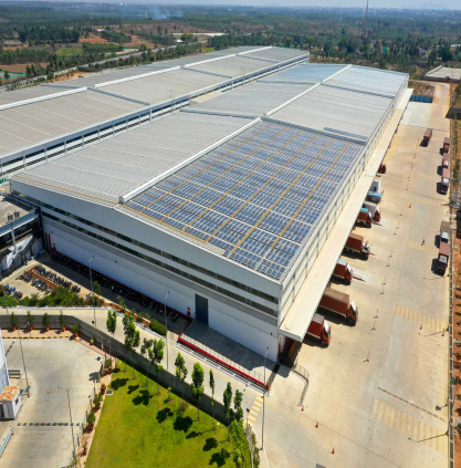 Industrial park construction