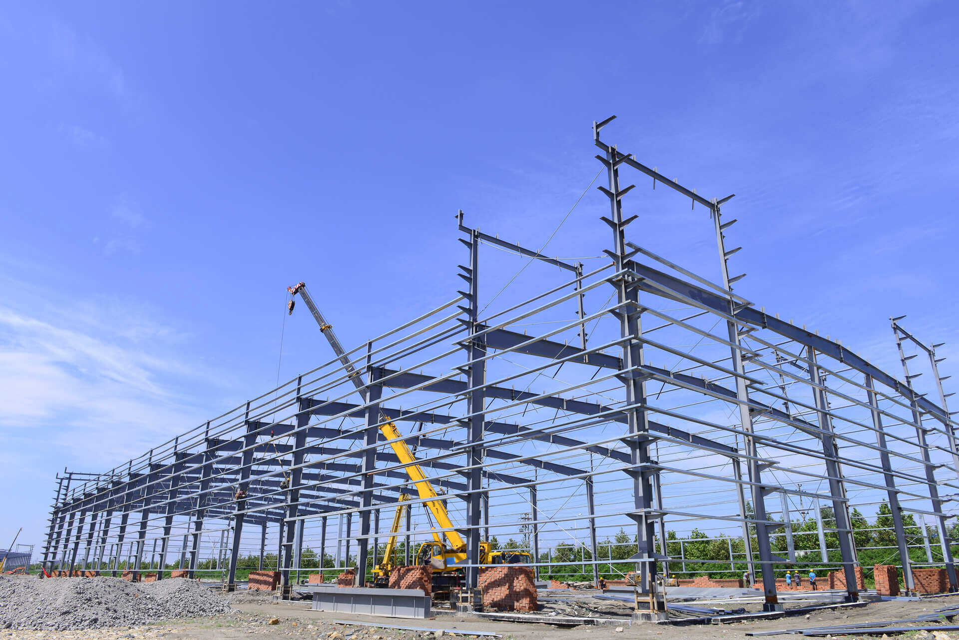 Industrial park construction